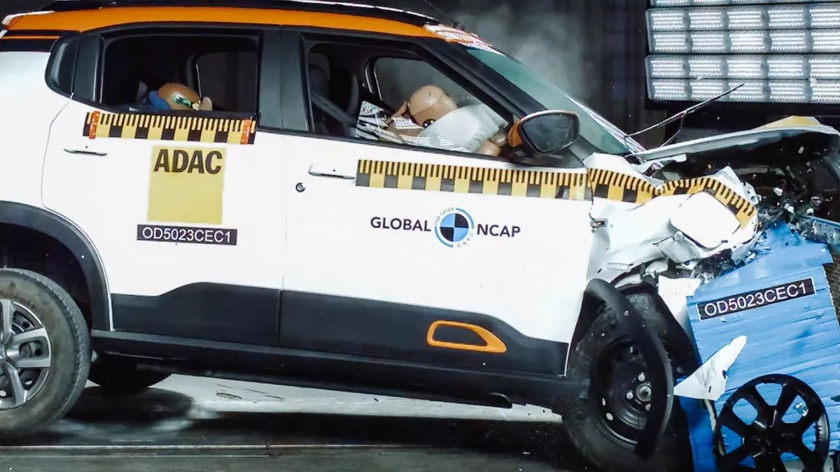 Citroen eC3 Fails Global NCAP Crash Tests with Zero Stars Rating