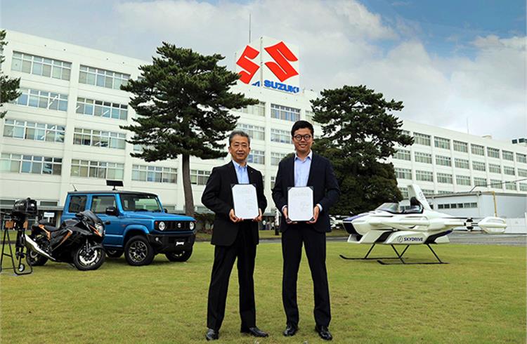 Suzuki and SkyDrive Inc Collaborate to Begin Manufacturing Autonomous Electric Flying Cars