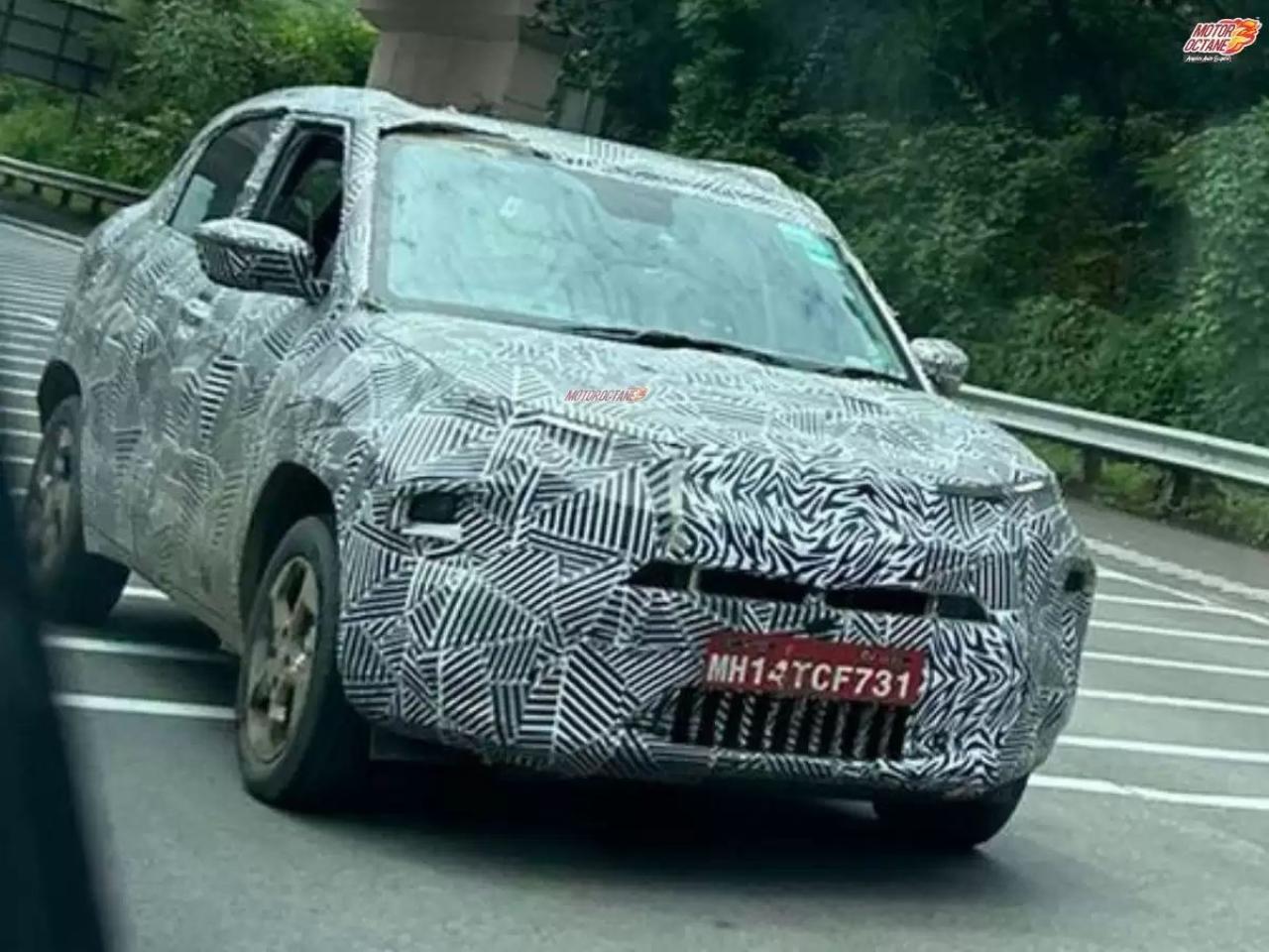 First Look  Tata Punch Facelift Spy Shots Reveal Influences from Punch EV