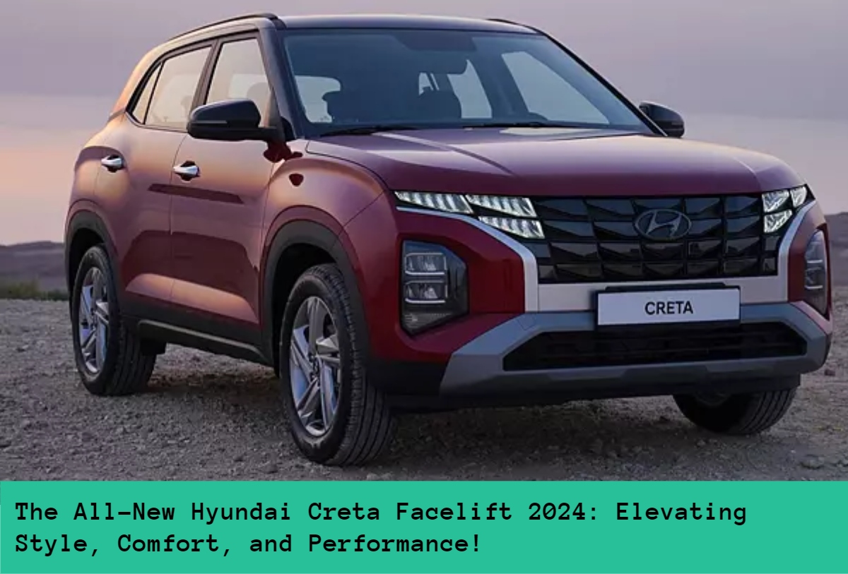 Sneak Peek at the 2024 Hyundai Creta Facelift