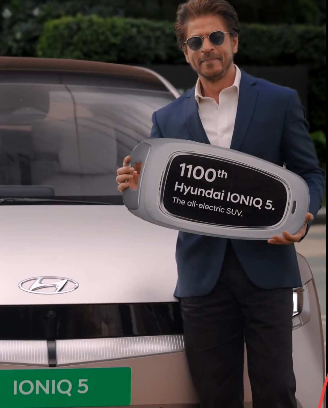 Shah Rukh Khan Receives 1100th Hyundai Ioniq 5 EV in India
