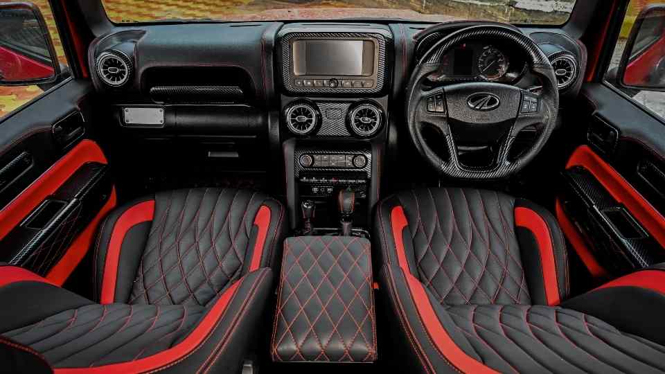 Leaked Images Unveil Mahindra Thar 5-Door s New Front Design