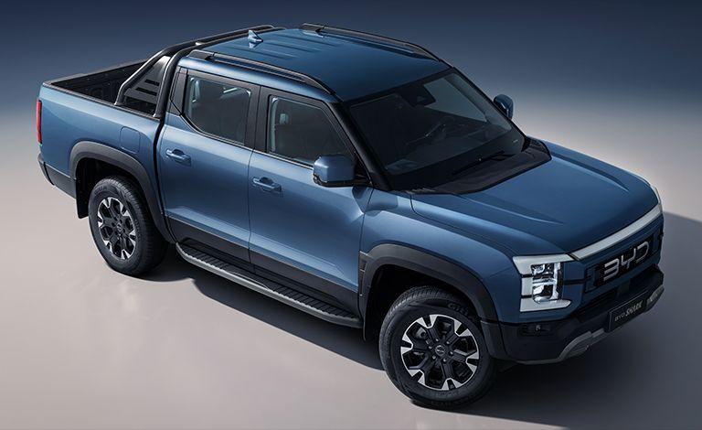 BYD lineup with a full-size pickup truck like the Ford F-150