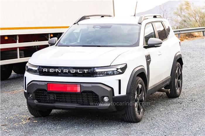 Renault Duster E-4WD Spotted with Rear Electric Motor