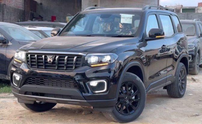 Mahindra Scorpio N Black Edition spotted
