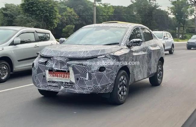 Upcoming Tata Curvv Features Revealed in Latest Spy Shots Expected Launch This Festive Season