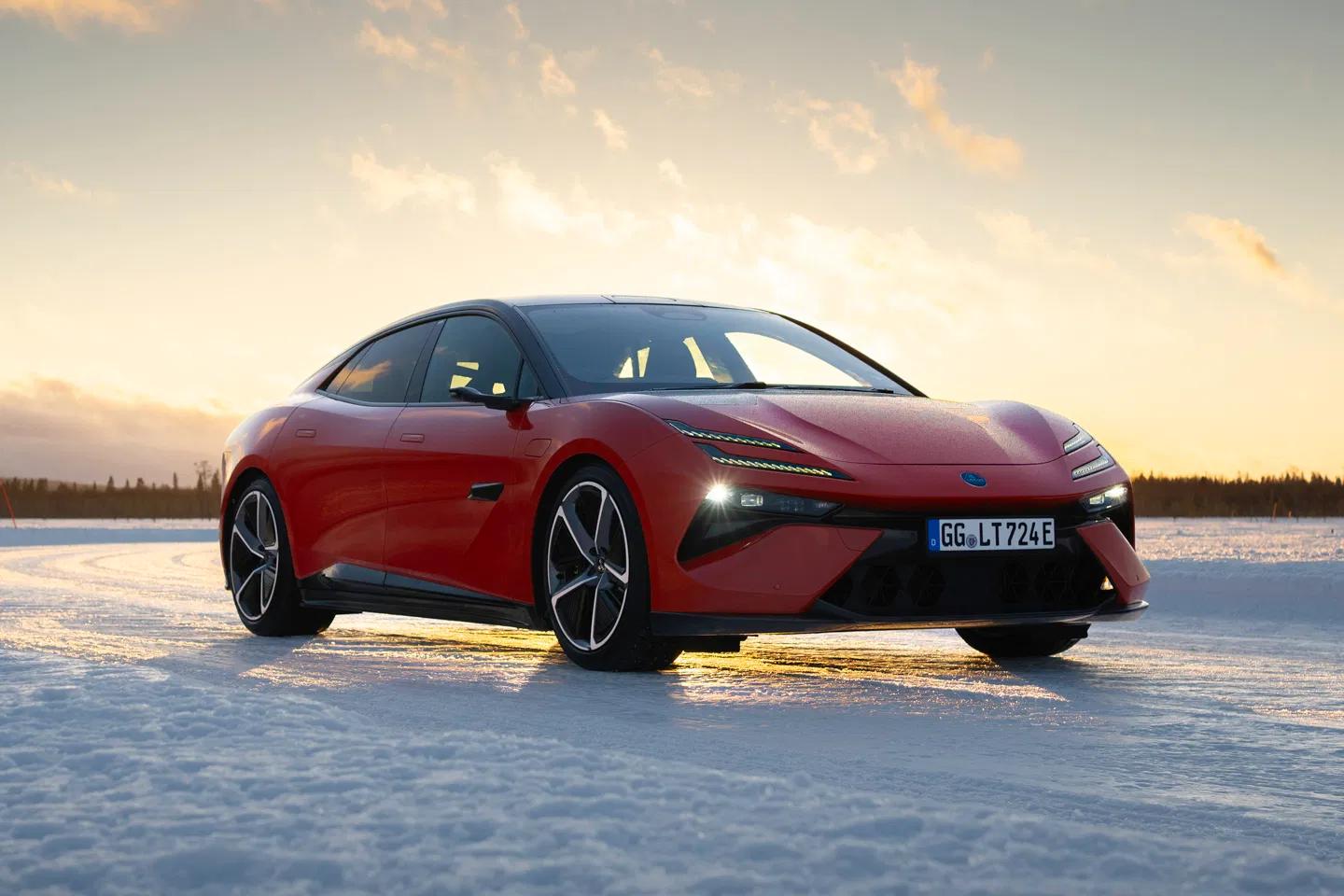 Lotus Emeya Completes Global Testing A Game-Changing Supersaloon Rival to the Porsche Taycan