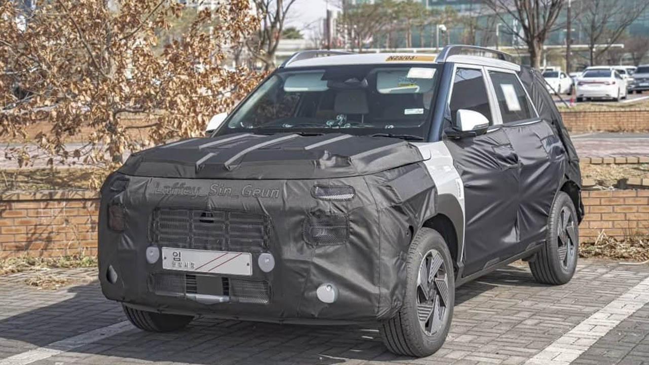 Next-Gen Hyundai Venue Spied Testing with Bold New Design and Styling Upgrades