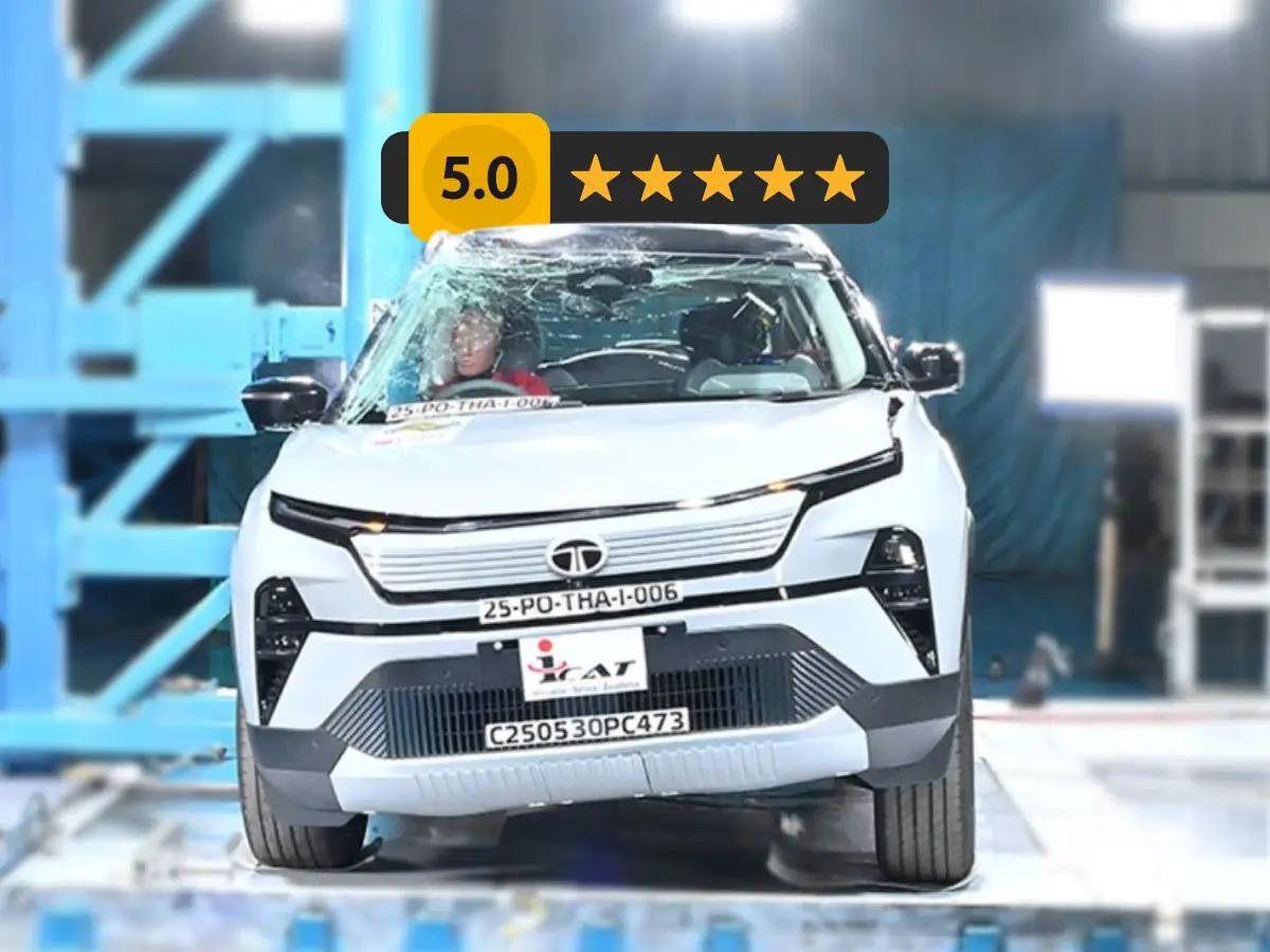 Tata Harrier EV Secures Full 5 Star Bharat NCAP Safety Rating